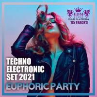 Сборник песен Euphoric Party: Techno Electronic Set (2021) MP3